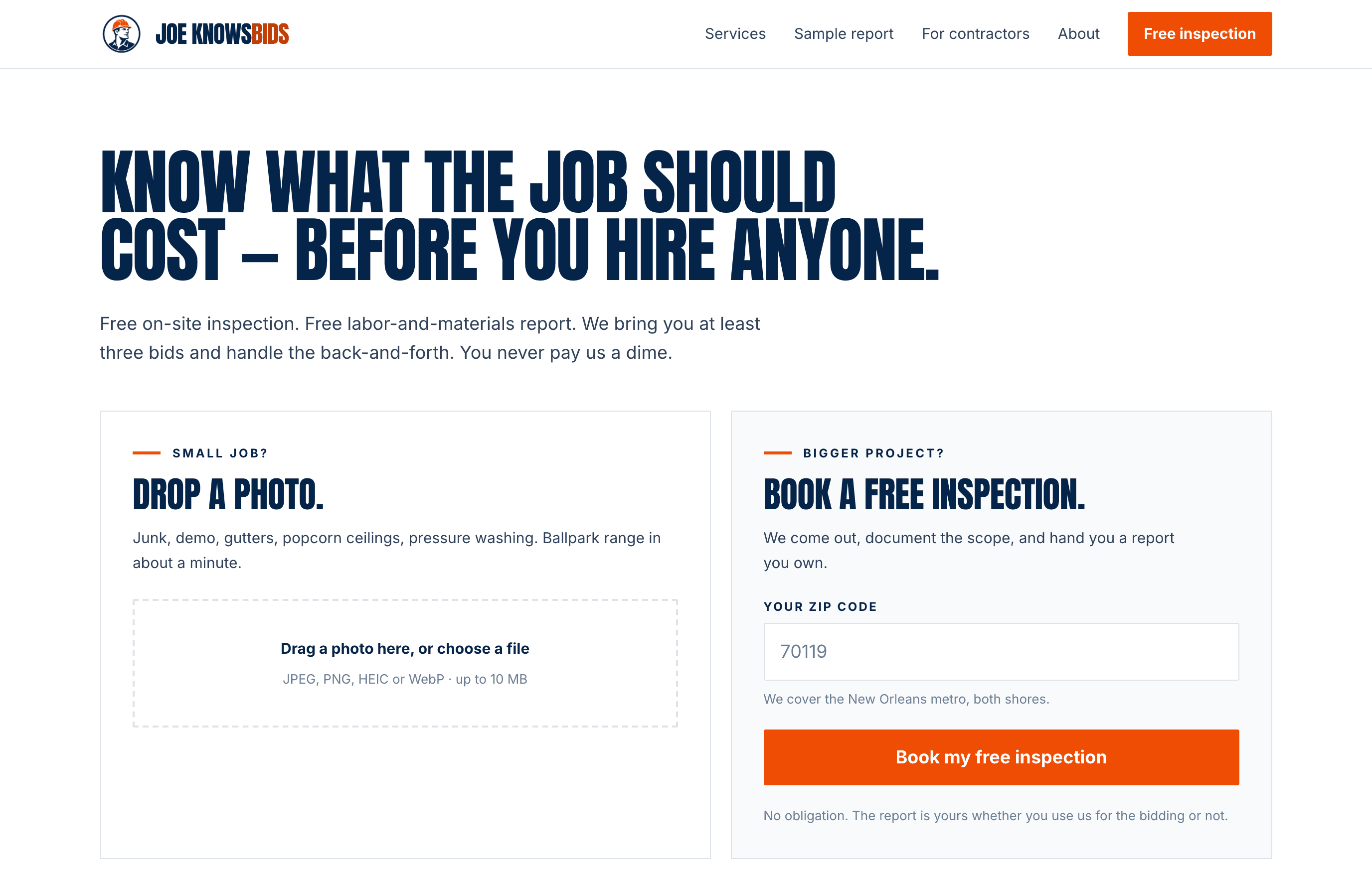 Home-Services Bidding website designed and built by XWHY Studio