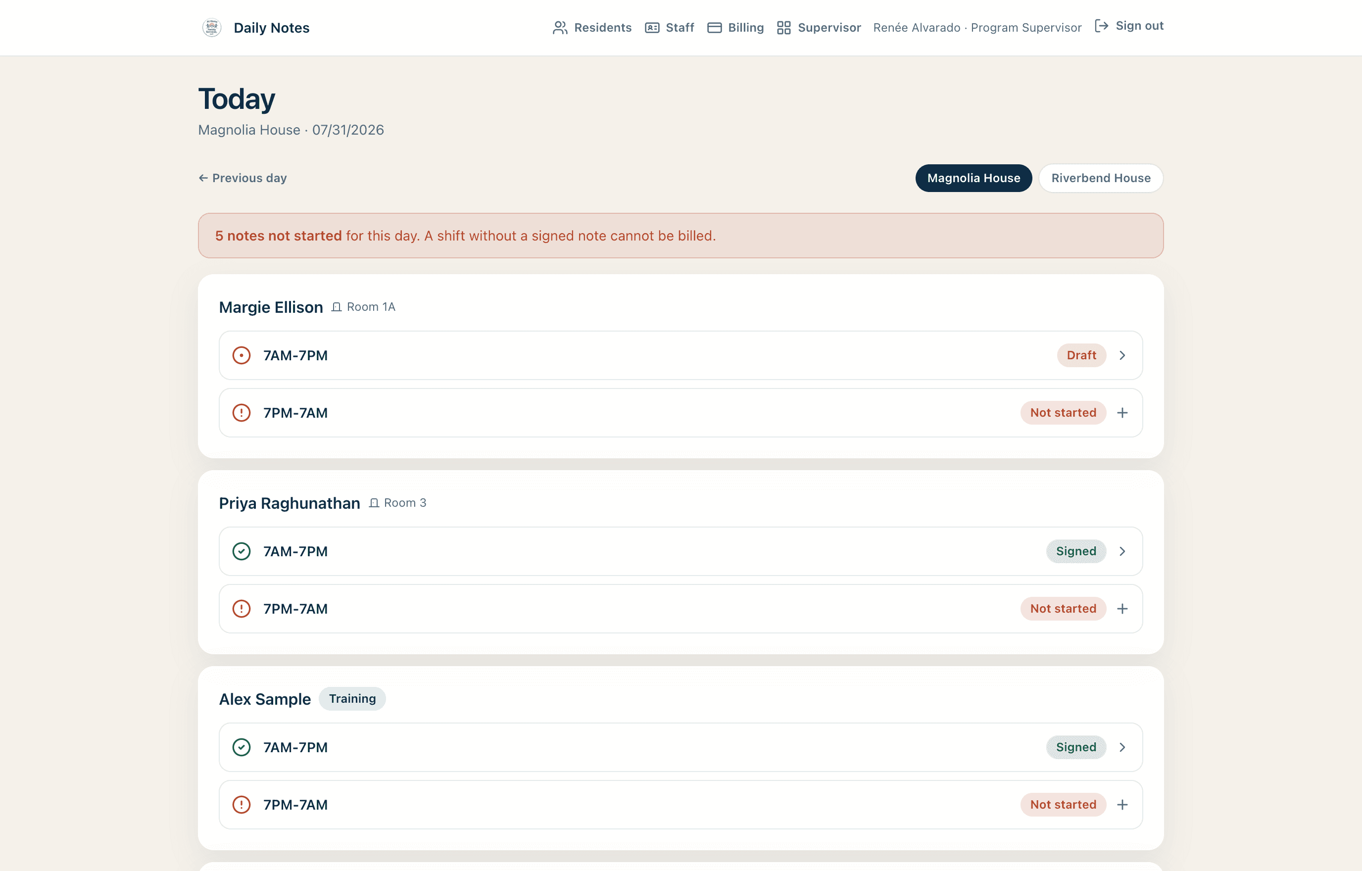 Care Documentation SaaS website designed and built by XWHY Studio