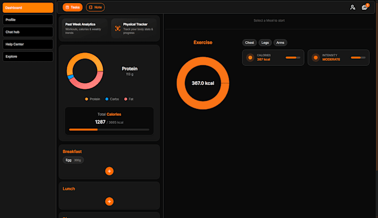 Fitness SaaS website designed and built by XWHY Studio